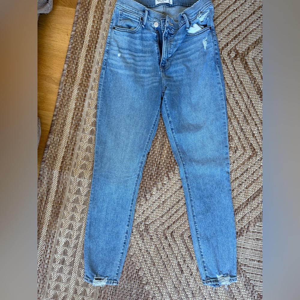 Abercrombie & Fitch Light Blue Skinny Jeans